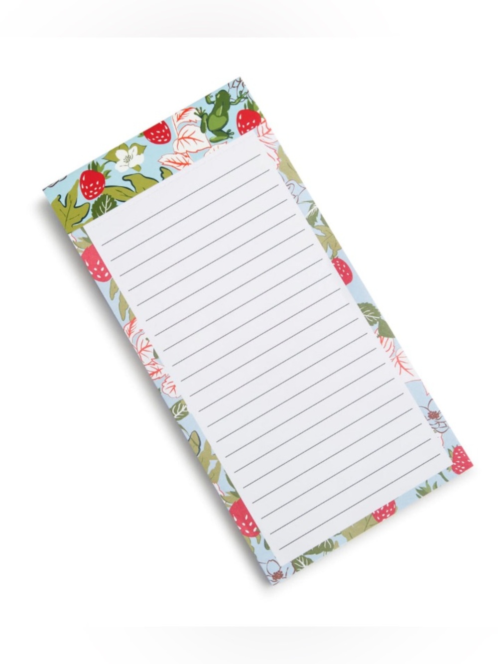 Vera Bradley Shopping List notepad paper Frogberry Garden Blue 50 sheets